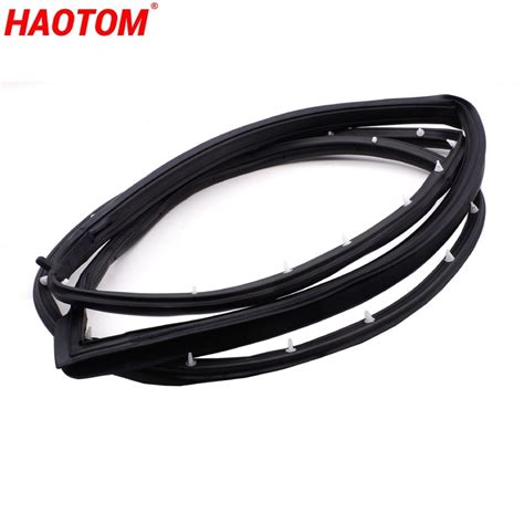 Car Front Rear Left Right Door Trunk Door Doorpost Rubber Seal Strip