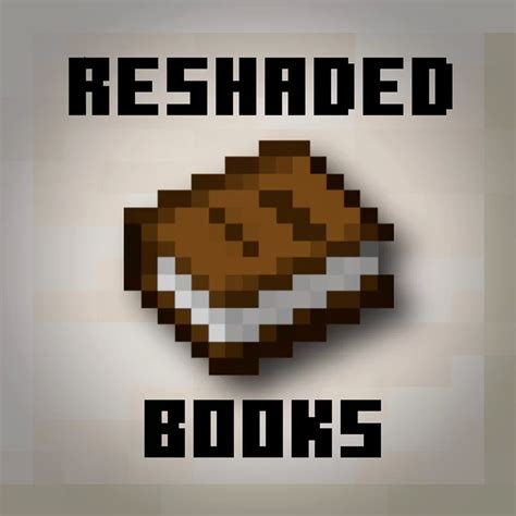 Reshaded Books Minecraft Texture Pack