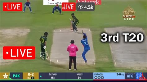 🔴 Ptv Sports Live Afghanistan Vs Pakistan 3rd T20 Match Today