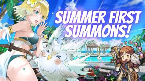 Summer First Summons Or Should I Say Summer Worst Summons [fire Emblem Heroes] Youtube