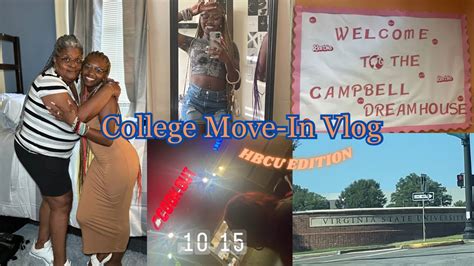 MOVE IN DAY VLOG DORM TOUR HBCU Edition S1 E1 Virginia State