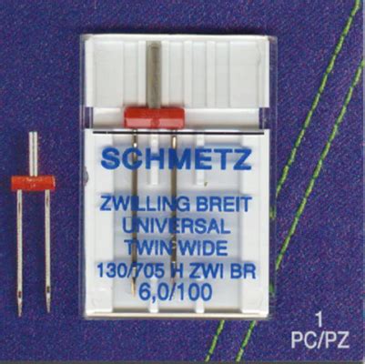 Schmetz Twin Needle Universal Stitch And Go