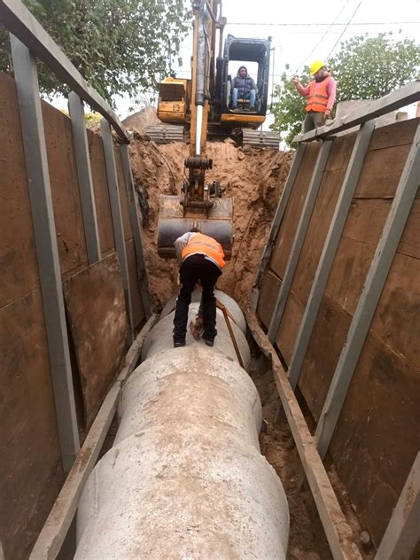 Obras De Desag Es Fundamentales En La Banda El Intendente Nediani