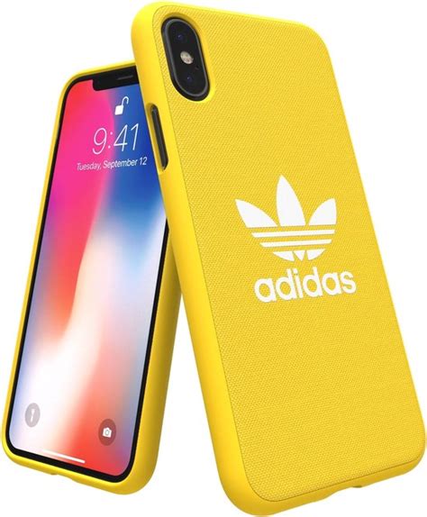 Adidas Moulded Case Canvas Pc En Tpu Logo Hoesje Voor Iphone X En