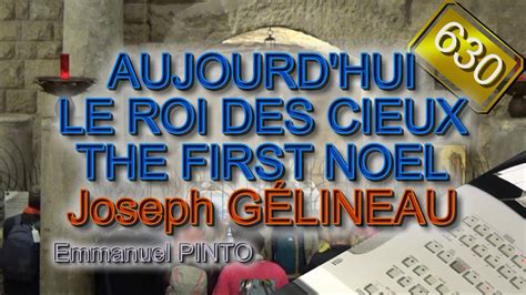 Aujourd Hui Le Roi Des Cieux The First No L Joseph G Lineau