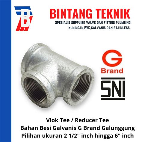 Jual Vlok Tee Reducer Tee X Galvanis G Brand Galunggung