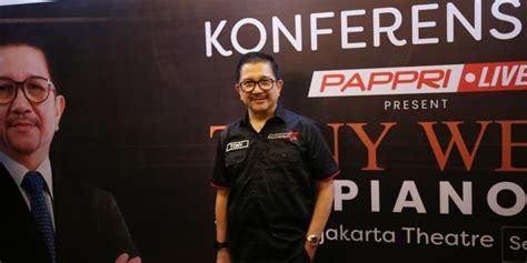 Tony Wenas Bakal Gelar Konser Tunggal Setelah Lebih Dari Tahun