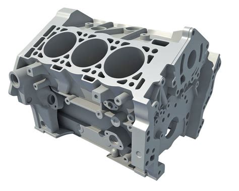 engine block  model cgtrader