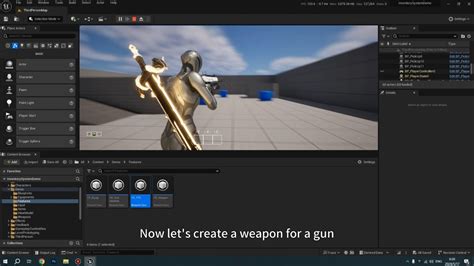 Create a gun weapon - YouTube