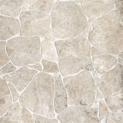 Travertine Bianco Crazy Pave Edge Tile Stone Stone Tile Texture