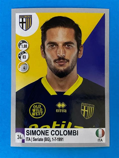 Figurine Calciatori Panini 2020 21 2021 N 377 Simone Colombi Parma