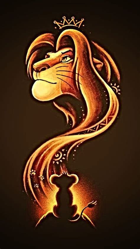 Fondo De Pantalla Del Iphone Del Rey Le N Simba