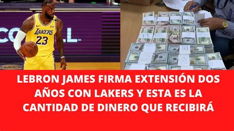 Lebron James Firma Extensi N Dos A Os Con Lakers Y Esta Es La Cantidad