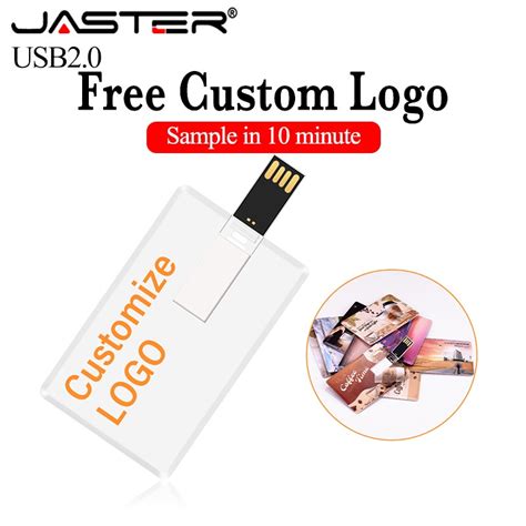 Jaster Card Usb Flash Drives Gb Free Custom Logo Pen Drive Gb