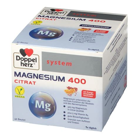 Doppelherz System Magnesium Citrat St Shop Apotheke At