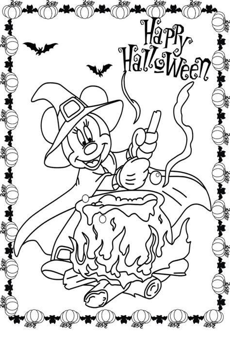 Desenhos Do Mickey Halloween Para Colorir