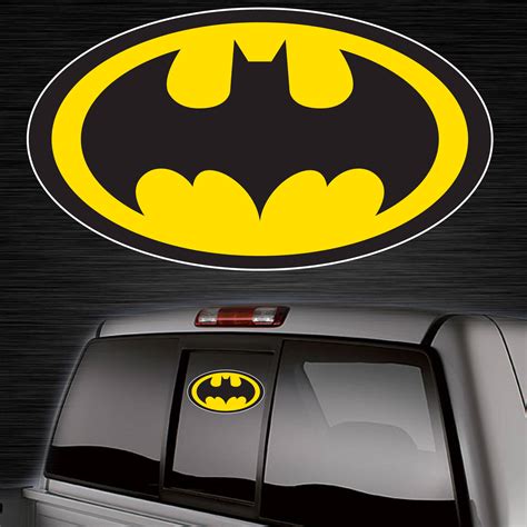 12 Batman logo decal sticker digitally printed die cut | Etsy