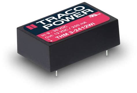 TracoPower THM 3 2423WI Convertisseur CC CC pour circuits imprimés 12 V