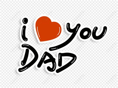 L Love Dad Word Art, Word Art, Fathers Love, Love Dad PNG Transparent ...