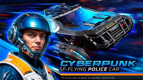 CYBERPUNK Flying Police Car YouTube