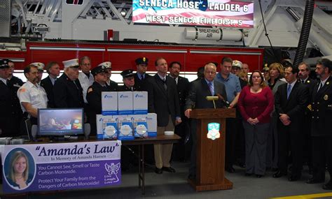 Senator Stachowski Joins Firefighting Community To Announce Amandas