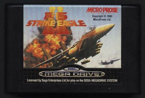 F 15 Strike Eagle II 1989 Box Cover Art MobyGames