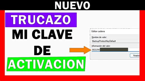 Cómo SABER la CLAVE o LICENCIA de WINDOWS 11 10 8 y 7 SIN PROGRAMAS