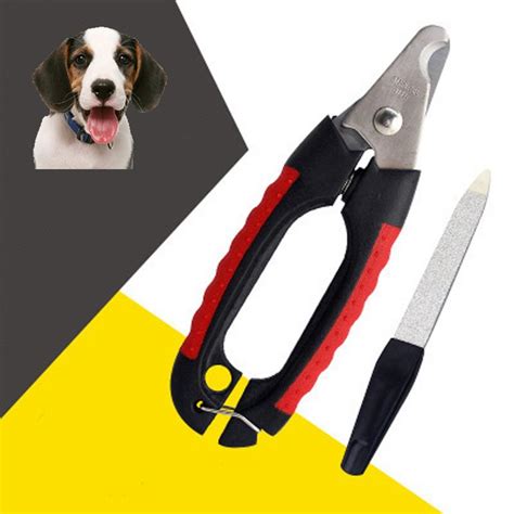 Stainless Steel Guillotine Claw Nail Clippers For Dogs Grooming Nail