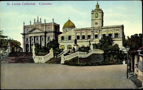 Ansichtskarte Postkarte Colombo Sri Lanka Ceylon St Akpool De