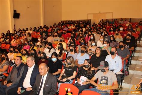 Auditorio de la Sección 42 escenario para alentar sobre la prevención