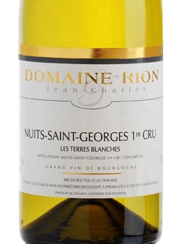 Domaine Jean Charles Rion Nuits Saint Georges Er Cru Les Terres