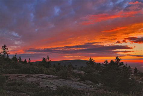 Cadillac Mountain At Sunset Photograph By Stephen Vecchiotti Pixels