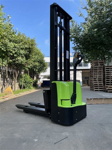 Electric Stacker 1200kg 1000kg 1ton 1 2ton Powered Pallet Lifter DC