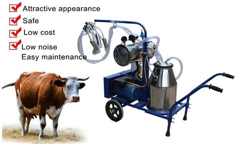 Cow Farm Milking Equipment Automatic Dairy Farm Electric Milking ...