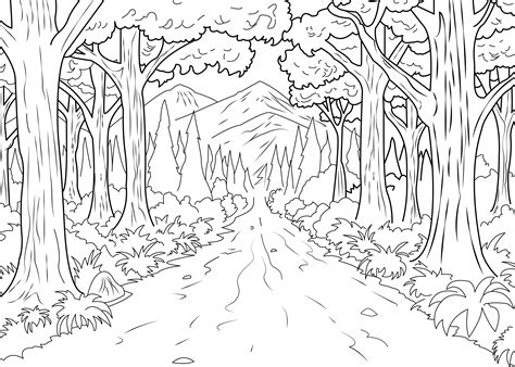 Foret Celine Coloriages De Jungle Et For T Imprimer Pour Adultes