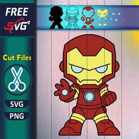 Baby Ironman SVG Free Iron Man SVG Free SVG Files