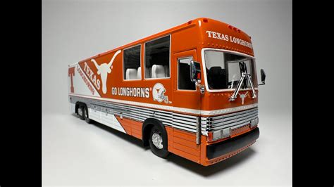 Danbury Mint Austin Texas Longhorns Ncaa Football Travel Bus