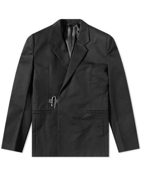 Givenchy U Lock Slim Blazer In Black For Men Lyst Uk