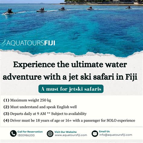 Experience The Ultimate Water Adventure With A Jet Ski Safari In Fiji