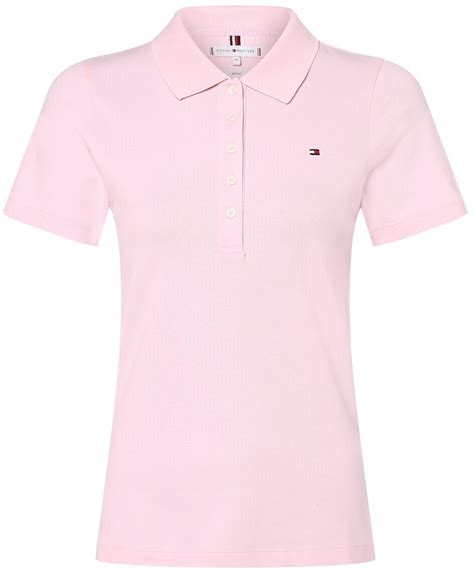 Tommy Hilfiger 1985 Slim Pique Short Sleeve Polo Rose Ww0ww37823 Tpd