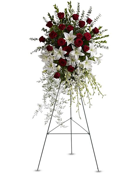 Lily And Rose Tribute By Lawrenceville Floral Designs