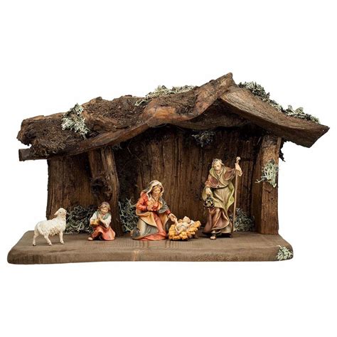 Ulrich Nativity Set 7 Pieces Cm 8 3 1 Inch Hand Painted Val Gardena