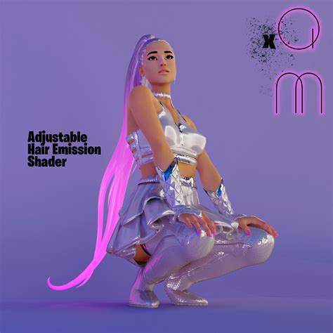 D Model Ariana Grande Fortnite Vr Ar Low Poly Cgtrader