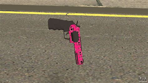 Gta Online Heavy Revolver Mk 2 Pink Skull Pour Gta San Andreas