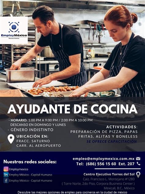 Descubre Las Mejores Opciones De Empleo Para Cocineros En La Ciudad De