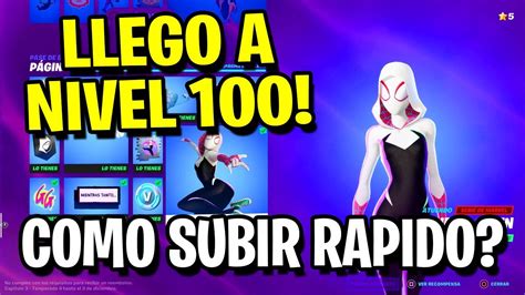 Llego A Nivel 100 Como Subir Rapido De Nivel En Fortnite Temporada 4