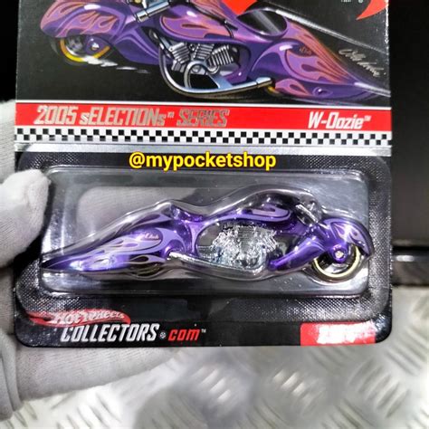 Hot Wheels W OOZIE Spectraflame Purple Motorcycle Hotwheels Selection Series RLC