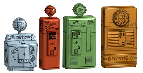 Stl File Cod Zombies Mini Perk Machine 4 Pack 🎮 ・template To Download And 3d Print・cults