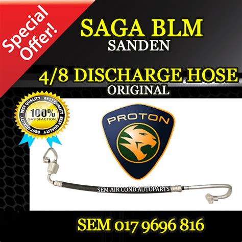 Proton Saga Blm Original Sanden Sd New Discharge Hose Hos Car