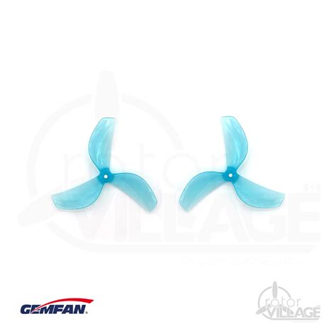 Gemfan 45mm Durable 15mm Hub Tri Blade Prop 4cw4ccw Rotor Village